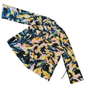 Apt. 9 Bold Tropical Blazer SizeM Golden Girls Florida Retro Vibes